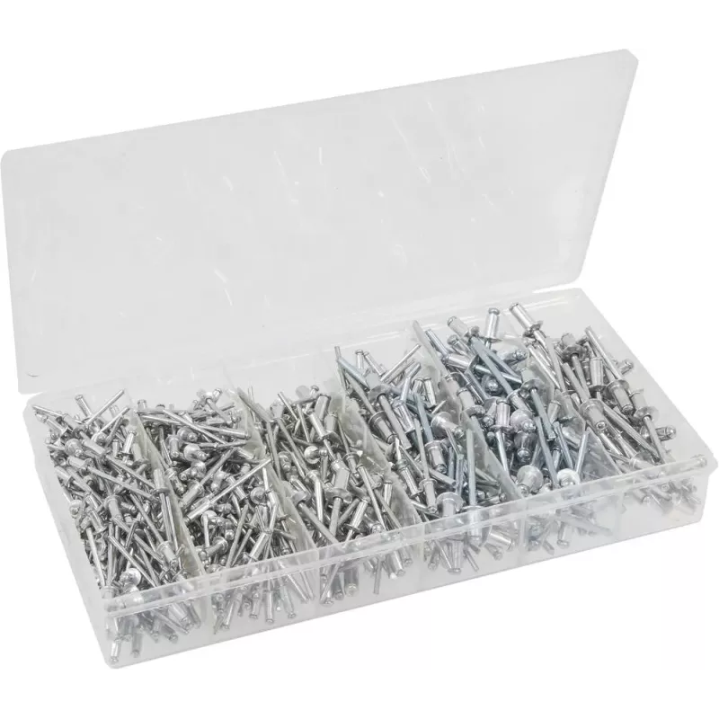 Rivet aluminium de 3,5/5mm - coffret de 500 pcs