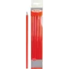 Crayon de charpentier rouge 300mm - blister de 12 pcs