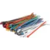 Collier nylon Tyrap multicolore 4,8x186mm - lot de 100 pcs