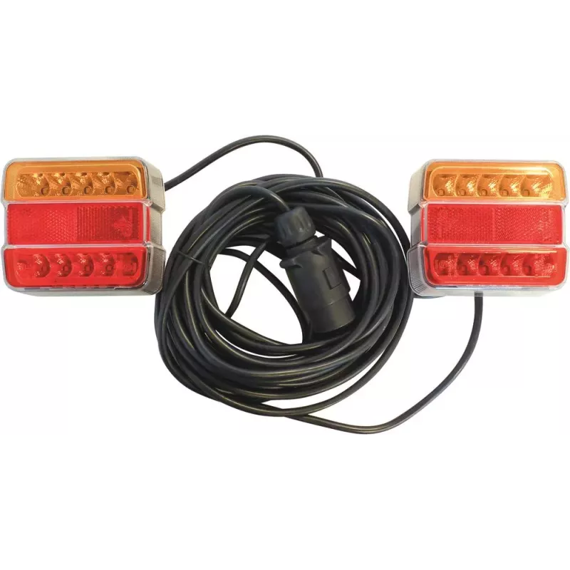 Kit de signalisation arrière LED 12V magnétique