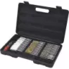 Brosse goupillon inox-nylon-laiton - coffret de 38 pcs