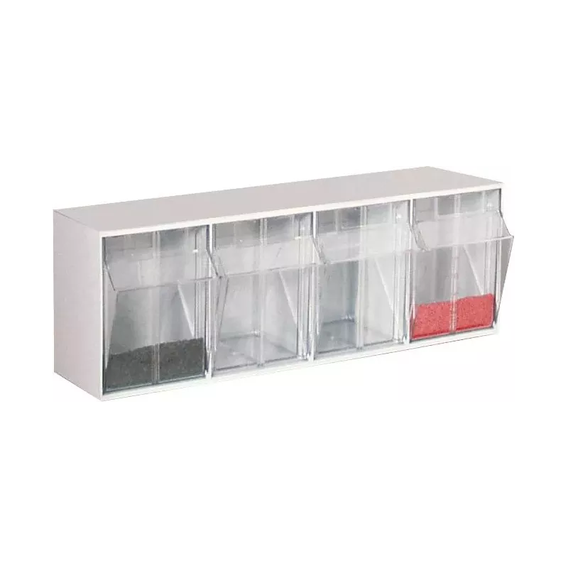 Module de rangement 4 tiroirs basculants 600x168x206mm