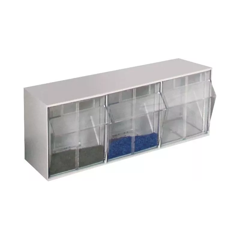 Module de rangement 3 tiroirs basculants 600x196x241mm