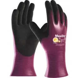 Gants milieux huileux 100% enduit nitrile