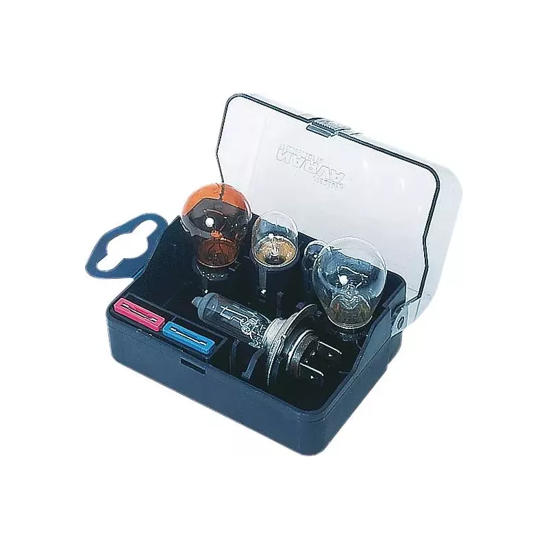 Coffret de secours 12V H7 - 5 lampes + 2 fusibles