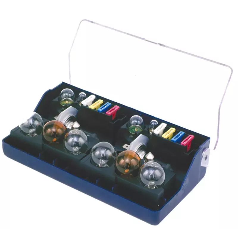 Coffret de secours 24V H7 - 14 lampes + 8 fusibles