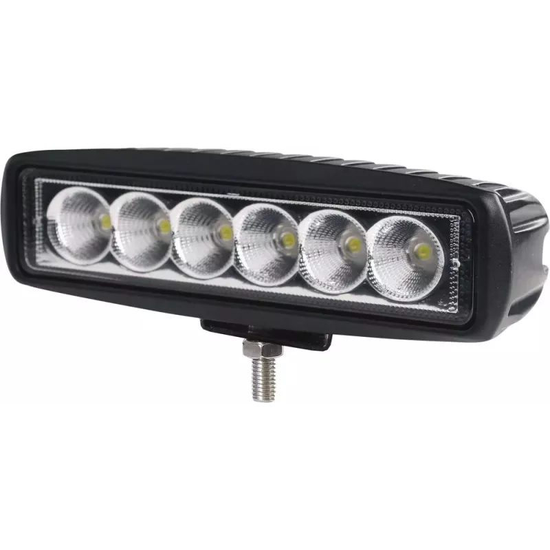 Phare de travail rectangle LED 10/32V 18W 1000 lumens