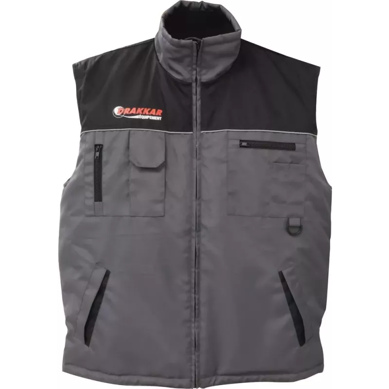 Gilet sans manche gris/noir