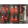 Servante d'atelier 7 tiroirs composée de 248 outils - modules finition carbone