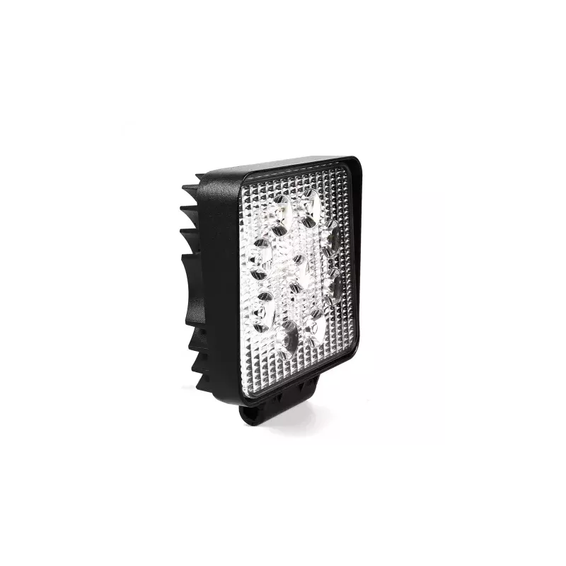 Phare de travail carré 9 leds 1700L