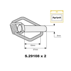 Goupille De Sécurité 8mm