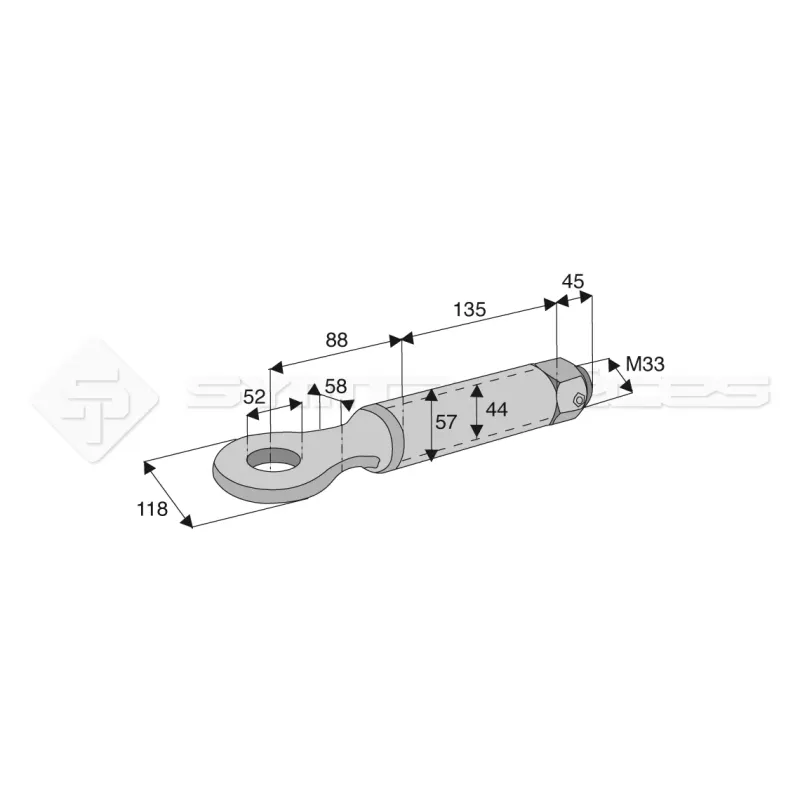 Anneau tournant PT48 10T