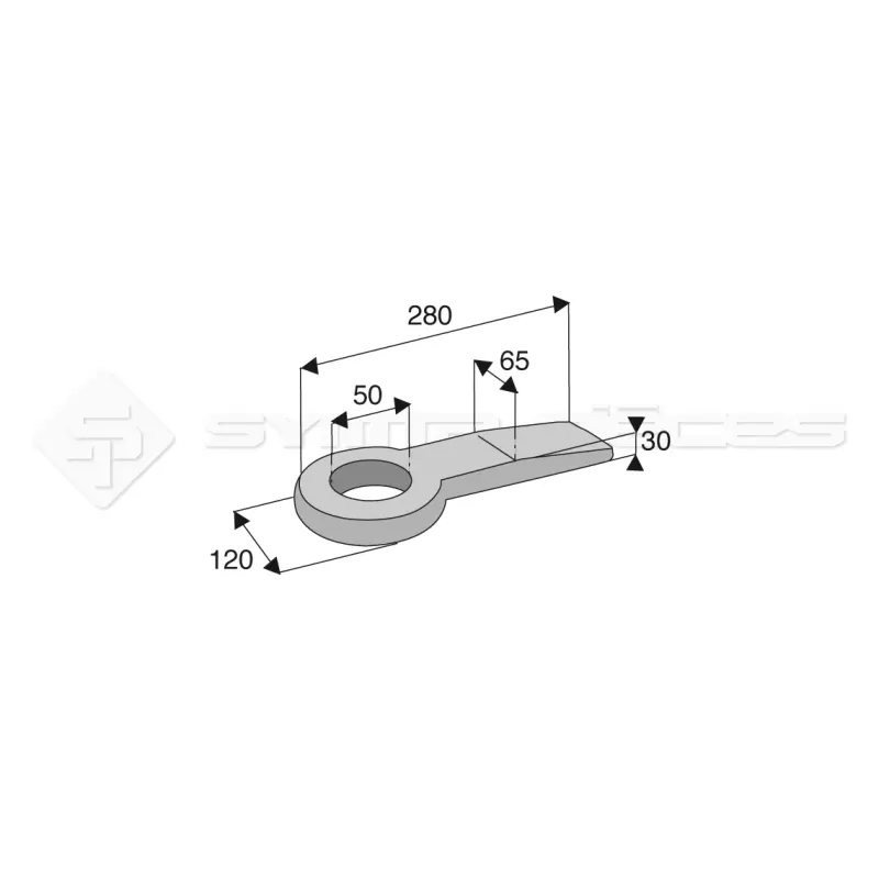 Anneau plat 14T