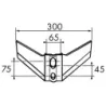 Aileron monobloc