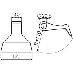 Marteau broyeur Desvoys 40-120mm