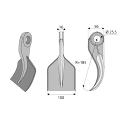 Marteau broyeur Desvoys 16-100mm