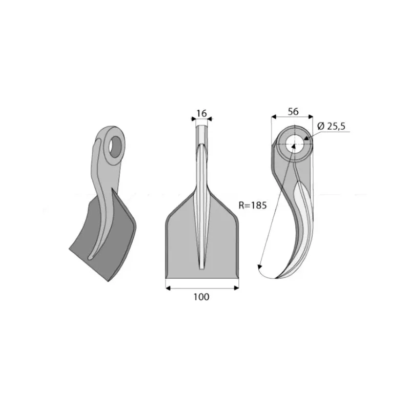 Marteau broyeur Desvoys 16-100mm