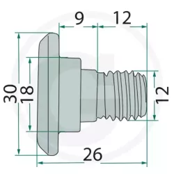 Boulon de couteau Fella