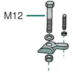 Pièce de fixation Deutz-Fahr