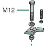 Pièce de fixation Deutz-Fahr