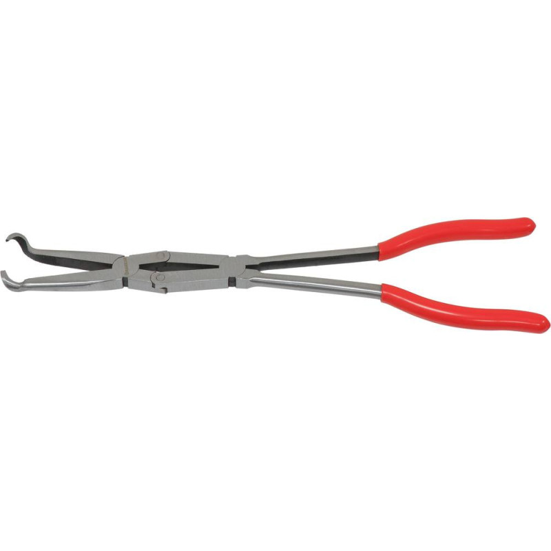 Pince droite 330mm pour cosse de bougie double articulation gainée