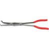 Pince droite 330mm pour cosse de bougie double articulation gainée