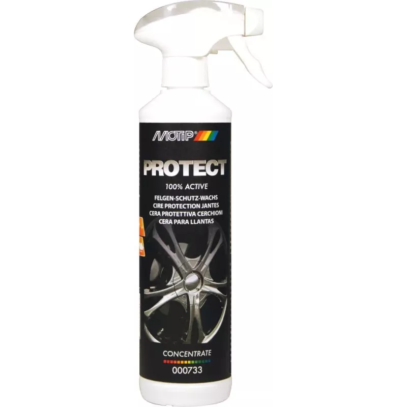 Cire de protection brillant pour jante - flacon spray de 500ml