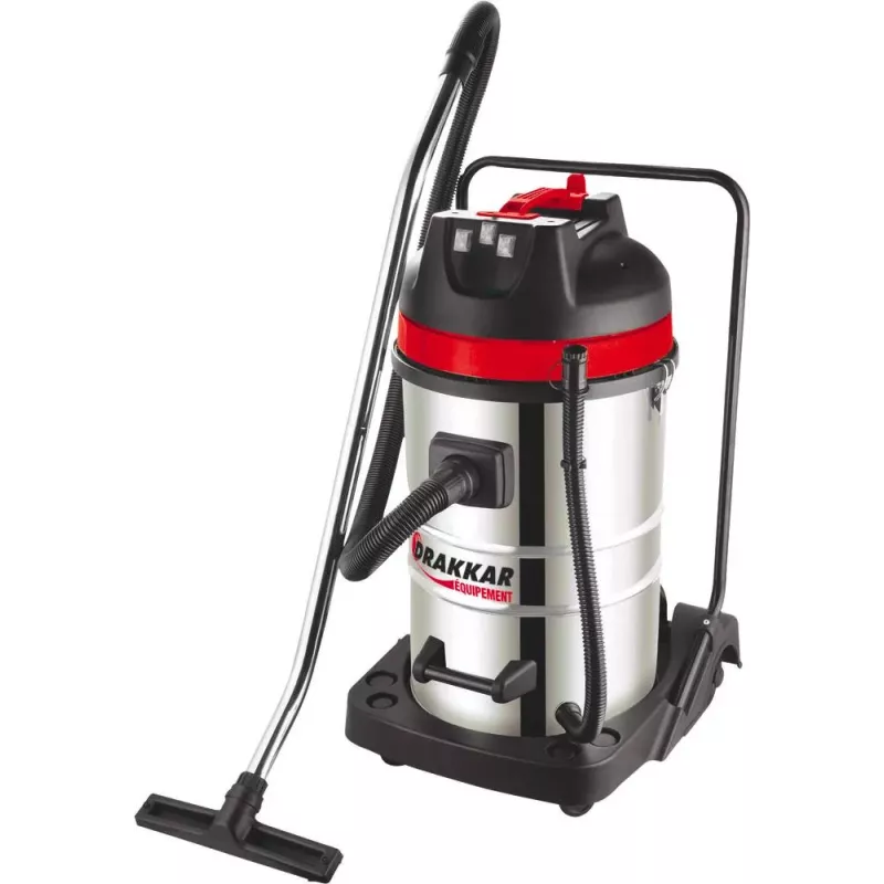 Aspirateur eau et poussière 80L 230V 3600W cuve inox basculante/3 moteurs/flexible de 5m