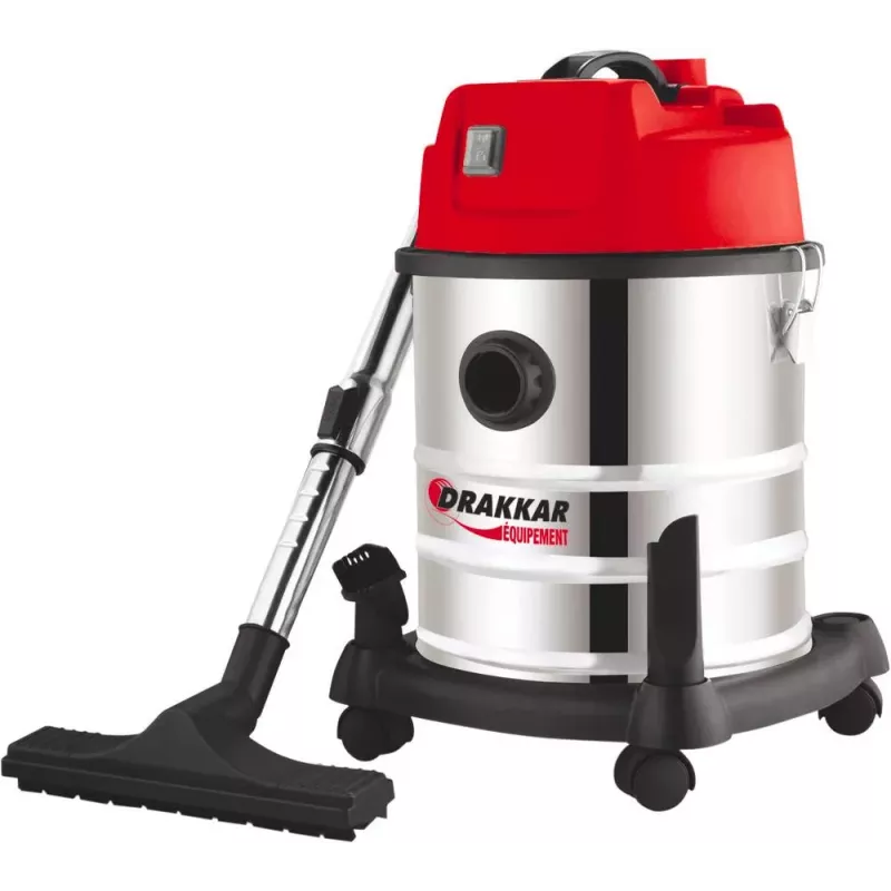 Aspirateur eau et poussière 20L 230V 1200W cuve inox/souffleur