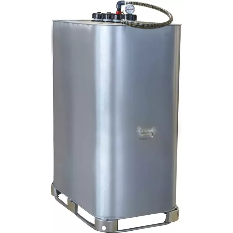 Cuve de stockage gasoil galvanisée double paroi 1000L