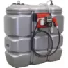 Cuve de stockage gasoil PEHD double paroi 1500L